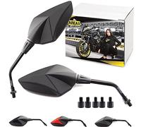 Area1 moto juego de espejos/Marca de homologacion E / 2xM10 derecha, 2xM8 derecha, 1xM10 izquierda, 1xM8 izquierda/se adapta a XT X 660, XT 550, XT 600, R, XT 650, XT 660 (V40)