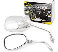 Area1 moto juego de espejos/Marca de homologacion E / 2xM10 derecha, 2xM8 derecha, 1xM10 izquierda, 1xM8 izquierda/se adapta a CB 500X, CB 500, S, CB 500F, CB500 F/X (V8)