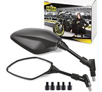 Area1 moto juego de espejos / Marca de homologacion E / 2xM10 derecha, 2xM8 derecha, 1xM10 izquierda, 1xM8 izquierda / se adapta a XT X 660, XT 550, XT 600, R, XT 650, XT 660 (V23)