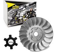 Area1 Polea/rueda de ventilador de recambio para scooters con motor de 2 tiempos 50cc China Compatible con Explorer Race GT Iron Hi Race Spin Forstinger Luxxon AGM Rivero TNT