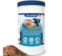 AreaAnimal - Comida Peces Agua Caliente, Comida Peces Tropicales 180G/1L, Alimento para Peces Alto en Proteínas, Alimento Guppys, Pez Betta, Tetra... con Ingredientes Naturales