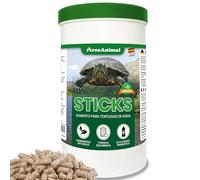 AreaAnimal - Comida Tortugas de Agua, 250g/1L Comida Tortuga Stick, Alimento Tortuga Agua con Alto Valor Nutritivo, Alimento Tortugas Altamente Digestibles