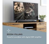 Areal Bar 650 Sistema de sonido 2.1 Barra de sonido Potencia 120 W RMS BT USB Negro