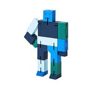 Areaware CUBEBOT® Capsule Collection | 3D Puzzle Robot | Azul Multi | David Weeks