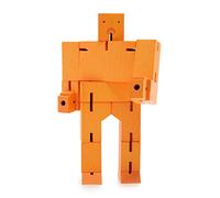Areaware DWC2O Pequeño Cubebot Juguete de Madera - Naranja