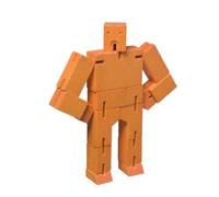 Areaware- Juguete de Madera Micro Cubebot, Color Naranja (DWC4O)