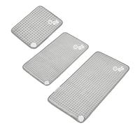 Arebos Almohadilla térmica con apagado automático y protección contra sobrecalentamiento | Almohadilla térmica eléctrica 6 niveles de temperatura | 42x32 cm | incluye mando a distancia LED | Gris