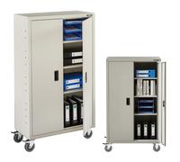 AREBOS 155x90x40 cm Archivador Armario de Oficina | Armario de Suministros Gris