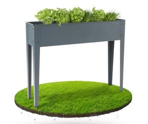 Arebos Bancal alto 101,5 x 26 x 80 cm | Bancal semillero Bancal de hierbas Maceta de flores Maceta de jardín para balcón | ideal para el cultivo de verduras, frutas y hierbas