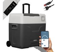 AREBOS Caja refrigerada 47 L con ruedas coche nevera APP congelador caja camping