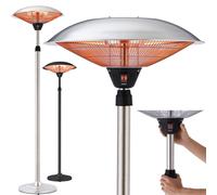 AREBOS Calefactor Radiante De Terraza Lámpara De Calor 2 Ajustes De Calor