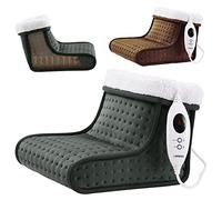 Arebos Calentador de pies con 6 ajustes de temperatura | calentador de pies eléctrico | desconexión automática y protección contra sobrecalentamiento | incl. mando a distancia LED