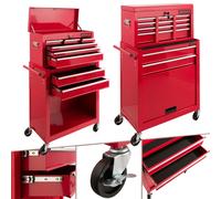 AREBOS Carro de Taller Carro de Herramientas Carretilla Caja de Herramientas