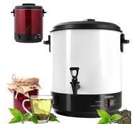 Arebos Cocedero de conservas | Olla envasadora 28 L | 2500 W | incl. temporizador y termostato | Ajuste continuo de la temperatura 30-110 °C | Cocina de vino caliente
