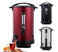 Arebos Cocina eléctrica para vino caliente 950 W 8,8 L | Hervidor para Vino Caliente | Dispensador de Bebidas Calientes con grifo de salida | termostato y protección contra sobrecalentamiento