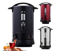 Arebos Cocina eléctrica para vino caliente 950 W 8,8 L | Hervidor para Vino Caliente | Dispensador de Bebidas Calientes con grifo de salida | termostato y protección contra sobrecalentamiento