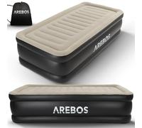 Arebos Colchón Hinchable | Cama de Aire Autohinchable 203 × 95 × 51 cm Apto para 1 Persona | Cama de Huésped con Bomba Eléctrica | Colchón de Aire Incl.Bolsa de Transporte para Camping/Hogar