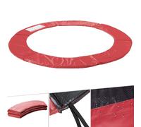 AREBOS Cubierta para Borde de Cama elástica 183 cm Protección de bordes Rojo