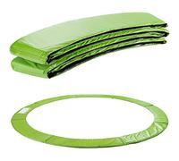 Arebos Cubierta para Borde de Cama elástica | 305 cm | 100% Resistente a los Rayos UV | Protección de Bordes Resistente a los Desgarros | Verde Claro