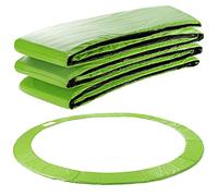 Arebos Cubierta para Borde de Cama elástica | 366 cm | 100% Resistente a los Rayos UV | Protección de Bordes Resistente a los Desgarros | Verde Claro