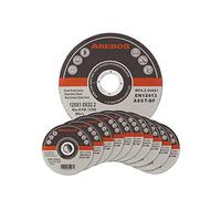Arebos Discos de corte 50 piezas | Ø 125mm x 1mm x 22,2mm | apto para metal, acero inoxidable, inox, hierro, chapa | certificado EN12413 (MPA)
