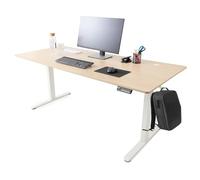 Arebos Escritorio Eléctrico Ajustable 180 x 80 cm | Altura 72-118 cm | Función Memoria | Mesa Ergonómica de Pie y Sentado | para Oficina, Hogar, Teletrabajo | Beige
