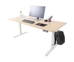 Arebos Escritorio Eléctrico Ajustable 180 x 80 cm | Altura 72-118 cm | Función Memoria | Mesa Ergonómica de Pie y Sentado | para Oficina, Hogar, Teletrabajo | Beige
