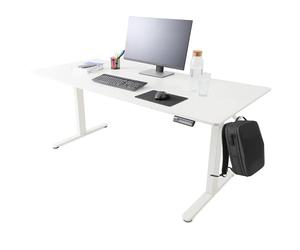 Arebos Escritorio Eléctrico Ajustable 180 x 80 cm | Altura 72-118 cm | Función Memoria | Mesa Ergonómica de Pie y Sentado | para Oficina, Hogar, Teletrabajo |Blanco