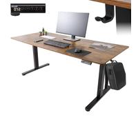 AREBOS Escritorio eléctrico regulable en altura 180x80 cm con función de memoria
