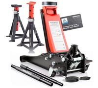 AREBOS Gatos hidráulicos de maniobra 3t Gato de coche Caballetes de apoyo