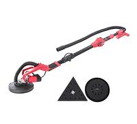 Arebos Lijadora Jirafa Orbital de Pared y Techo Telescópica | Sistema de Cabezal Intercambiable | Incluyendo 12 Discos de Lijado | 750 W | 225 mm | GS