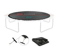 Arebos Lona Protectora para Trampolín Ø 305 cm | Resistente a Roturas y Rayos UV | Lona Impermeable y Protege contra la Intemperie | Negro