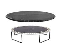 Arebos Lona Protectora para Trampolín Ø 430 cm | Resistente a Roturas y Rayos UV | Lona Impermeable y Protege contra la Intemperie | Negra
