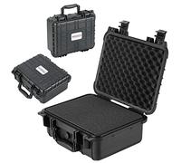 Arebos Maletín rígido para cámara de 15 L/universal adaptable, funda universal con inserto para lentes de cámara y accesorios/maletín de armas/inastillable, resistente al polvo, resistente a la