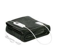 AREBOS Manta eléctrica calientacamas eléctrico manta calefactora manta peluche