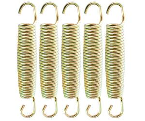 Arebos Muelles de trampolín 215 mm 36 Piezas | Muelle de tensión | Muelle de Rebote | Muelle de compresión | Muelle de Acero para trampolín