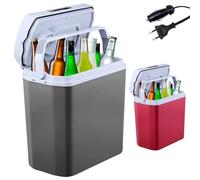 Arebos Nevera 20 Litros | Para Enfriar y Mantener Caliente | Termoeléctrica | Con Modo Eco | 12/230 V para Coche y Enchufe | Eléctrica | Antracita