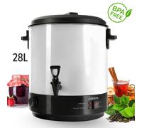 AREBOS Olla envasadora 2500W / 28L Ajuste continuo de la temperatura 30-110 °C
