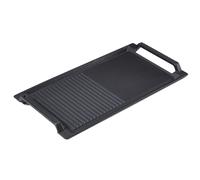 AREBOS Placa de parrilla Sartén de hierro fundido Placa grill de inducción BBQ