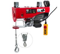 AREBOS Polipasto eléctrico Cabrestante Motor Elevador con cable 500 - 1000 kg