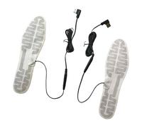 Arecobticy 1 par de plantillas de calefacción para deportes al aire libre, para invierno, unisex, eléctricas, para hombres y mujeres, calefacción deportiva al aire libre