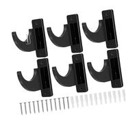 Arecobticy 2 o 3 pares de soportes de pared de acrílico transparente de alta calidad para una visualización segura de sables de luz y espadas con diseños estéticos modernos en decoración del hogar