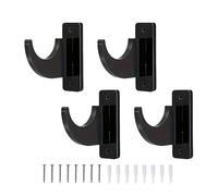 Arecobticy 2 o 3 pares de soportes de pared de acrílico transparente de alta calidad para una visualización segura de sables de luz y espadas con diseños estéticos modernos en decoración del hogar