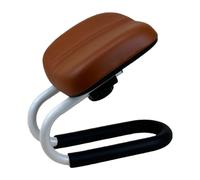 Arecobticy Asiento de construcción de metal resistente con cojín contorneado que se ajusta 15° 35° para una posición cómoda de arrodillarse, metal resistente para yoga y rodillas