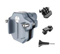 Arecobticy Clip multifunción para manillar de motocicleta con soporte para cámara de acción que no se agita para imágenes suaves durante el montaje del parabrisas de la motocicleta