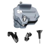 Arecobticy Clip multifunción para manillar de motocicleta con soporte para cámara de acción que no se agita para imágenes suaves durante el montaje del parabrisas de la motocicleta