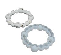 Arecobticy Esfera de silicona de grado alimenticio para manualidades, forma artística, flexible, resistente, fácil de desmoldar, proceso creativo