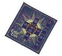 Arecobticy Mantel de tarot, tarjeta de lectura, astrología, altares, tela, adivinaciones, mantel, tapiz, suministros de brujería, altares, tarots