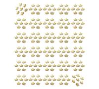 Arecobticy Paquete de 100 dijes de aleación de inspiración vintage para joyería de moda, colgantes retro fáciles de montar en manualidades de aleación para sombrero, One Size, como se describe
