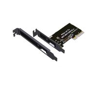 Arecobticy Tarjeta de expansión PCIe a SFF-8611 SFF-8612 puerto tarjeta adaptadora de integración de placa base para PC de escritorio, convertidor de accesorios